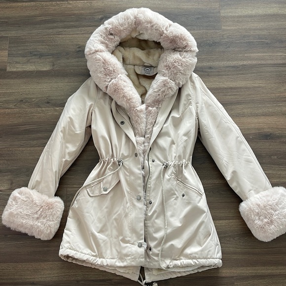 Winter jacket beige S - Picture 4 of 7
